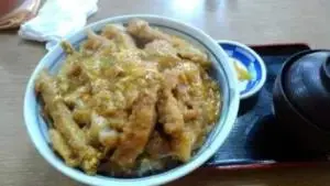 alt="東華ファミリー日田店のカツ丼(中盛)"
