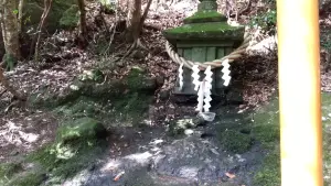 alt="大元神社の湧水"