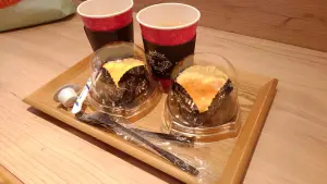 五右衛門の半熟チーズケーキをイートインで！