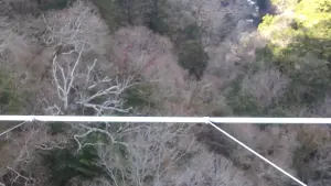 alt="橋をつなぐロープ"