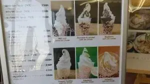 alt="レストハウスやまなみのメニュー表"